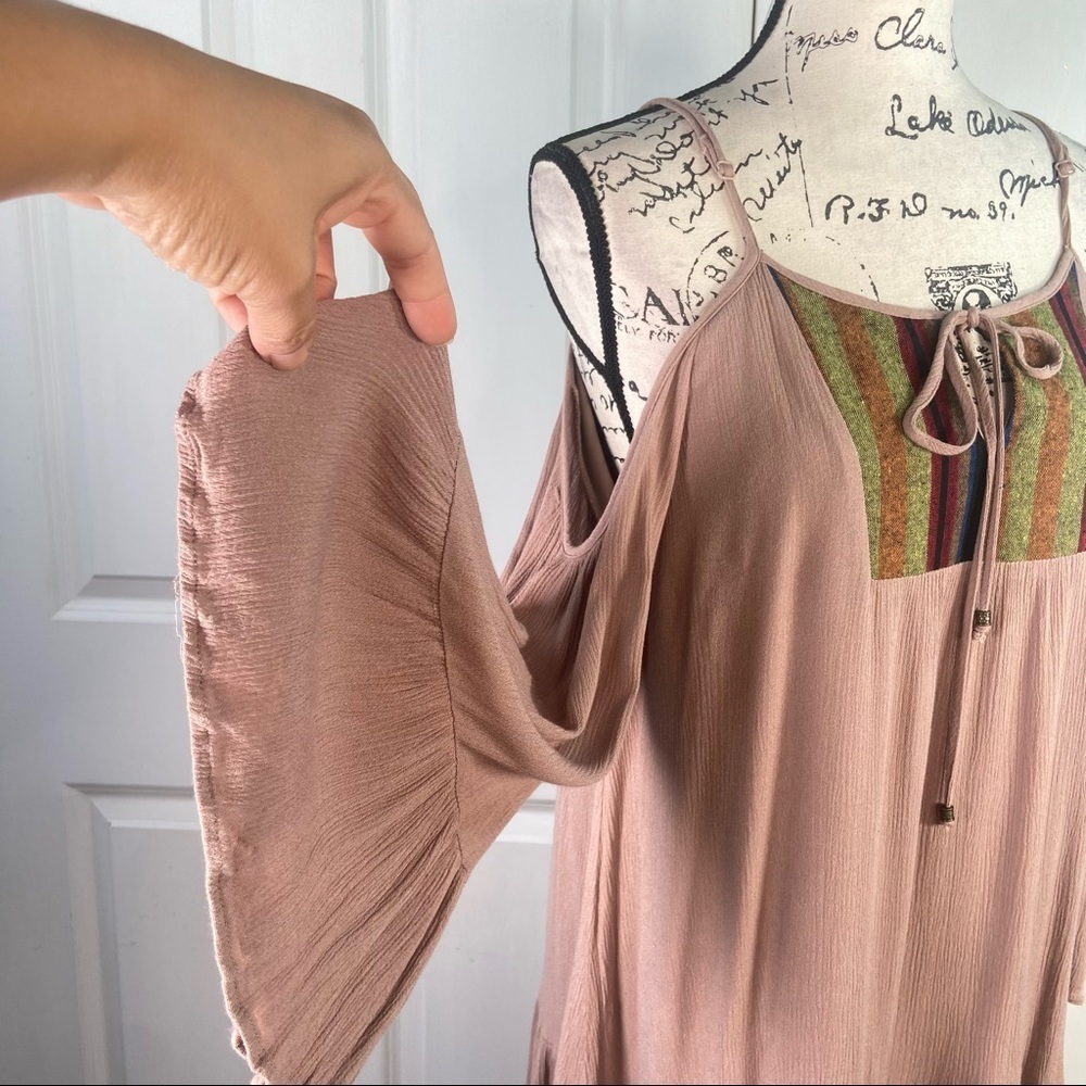 Double Zero Bohemian Cover-Up Mini Dress - Picture 4 of 14
